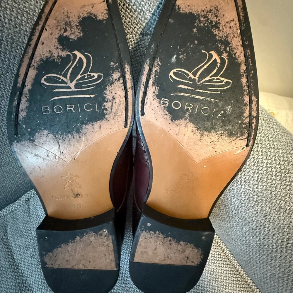 Boricia Classic Brown Leather Oxfords made in Italy